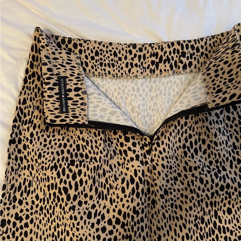 Cheetah Brandy Melville Skirt